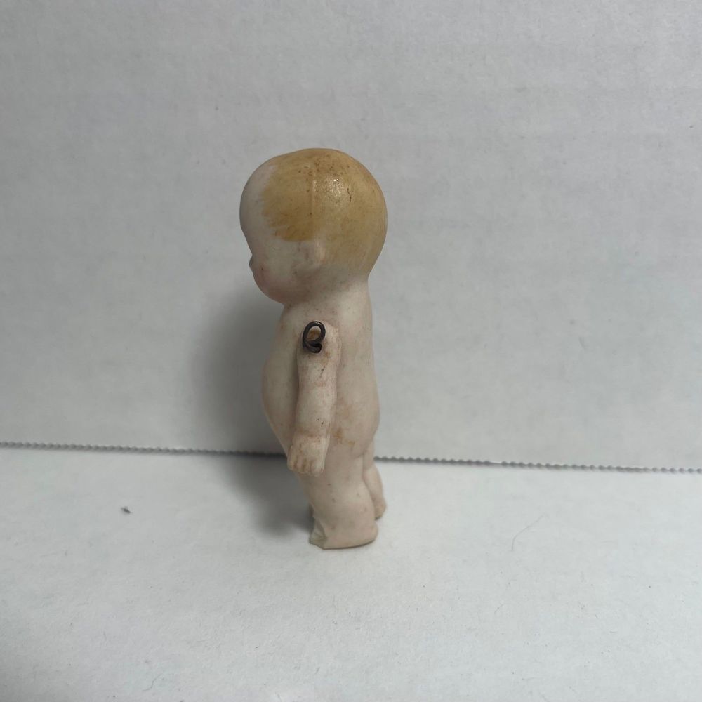 Antique 2” German Bisque Kewpie?  Doll circa approx 1800’s - early 1900’s - Picture 2 of 12